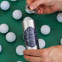 Personalised Dads Beer Golf Beer Tin With Balls, thumbnail 1 of 3
