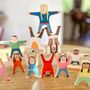 Wooden Stacking People Game, thumbnail 1 of 4