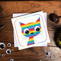 Love Is Love Rainbow Cat Print, thumbnail 2 of 3