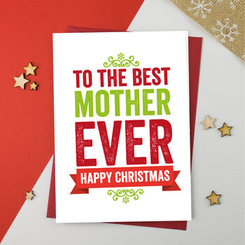 Best Mum Ever Christmas Card, 3 of 3