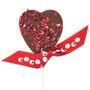Milk Chocolate And Raspberry Heart Lolly, thumbnail 4 of 4