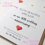 Personalised Ruby 40th Wedding Anniversary Card, thumbnail 2 of 9