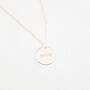 Personalised Medium Disc 'Name' Necklace, thumbnail 3 of 10