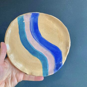 Wavy Dreams Ceramic Side Plate, 4 of 8