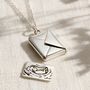 Personalised Baby Scan Envelope Necklace, thumbnail 2 of 9