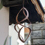 Handmade Copper Infinity Wind Spinner – Outdoor Copper Art, thumbnail 1 of 5