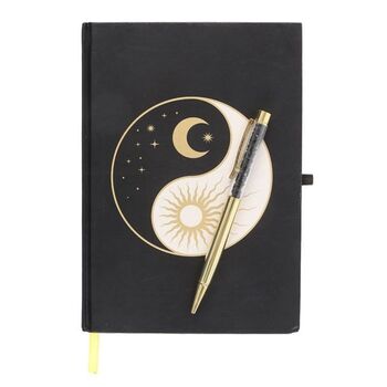 Yin Yang Journal With Black Obsidian Pen, 4 of 5