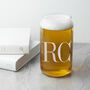 Monogrammed Can Glass, thumbnail 2 of 6