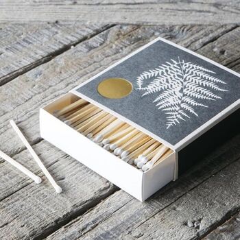 Matches Square Box, Letterpress Printed, Gift, 3 of 9