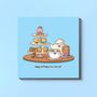 Afternoon Tea Birthday Card | Cute Greetings Card, thumbnail 1 of 4