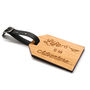 Personalised Wooden Adventure Luggage Tag, thumbnail 3 of 3