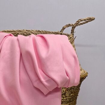 Super Soft Plain Pashmina Style Scarf In Baby Pink, 2 of 3