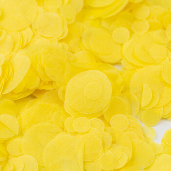 Bright Yellow Wedding Confetti | Biodegradable Confetti, 3 of 7