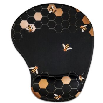 Bee Design Mouse Mat Wrist Rest, 4 of 8