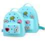Kid’s Waterproof, Washable, Silicone Croc Backpack’s And Charms, thumbnail 2 of 11