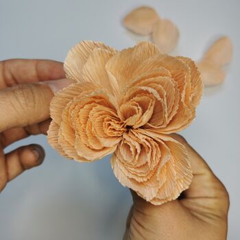 Paper Flower Craft Kit: Juliet Rose, 6 of 7