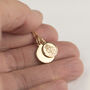 Tiny 9ct Gold St Christopher Christening Necklace, thumbnail 3 of 6