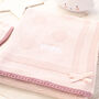 Baby Girls Spot And Bow Blanket, thumbnail 5 of 12