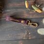 Personalized Leather Clasp Keyring And Keychain, thumbnail 5 of 11