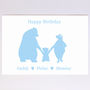 Personalised Birthday Bears Birthday Card, thumbnail 4 of 8