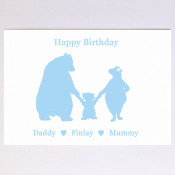 Personalised Birthday Bears Birthday Card, 4 of 8