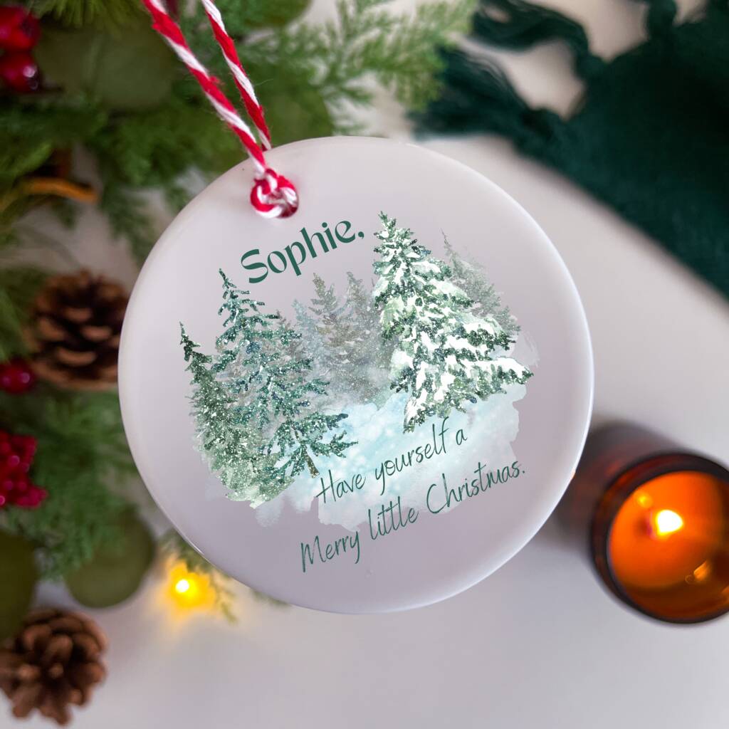 MERRY LITTLE CHRISTMAS VINTAGE CANDLE