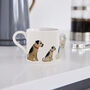 Border Terrier Cufflinks Personalised Dog Lover Gift, thumbnail 7 of 12