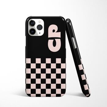 Initial Check Phone Personalised Case Name Durable iPhone Samsung Mobile Cover, 8 of 12
