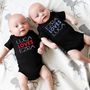 Matching Twin Baby Vests, thumbnail 2 of 5