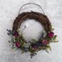 Mini Spring Wreath With Dried Flowers Mothers Day Gift, thumbnail 1 of 2