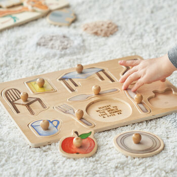 Personalised Objects At Home Wooden Puzzle, 2 of 3