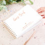 Rose Gold Foil Wedding Guest Book, thumbnail 2 of 8