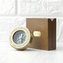 Custom Message Brass Compass And Wooden Box, thumbnail 1 of 3