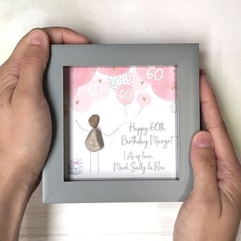 Personalised Birthday Pebble Picture, 7 of 8