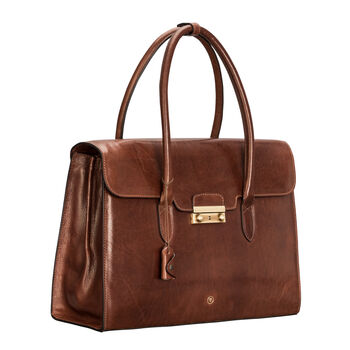 Personalised Large Women's Laptop Handbag 'Fabia', 7 of 12