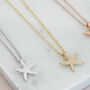 Starfish Necklace For Calm And Renewal, thumbnail 3 of 5