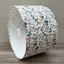 Ashbee Teal And Blush Pink Floral Lampshade, thumbnail 6 of 9