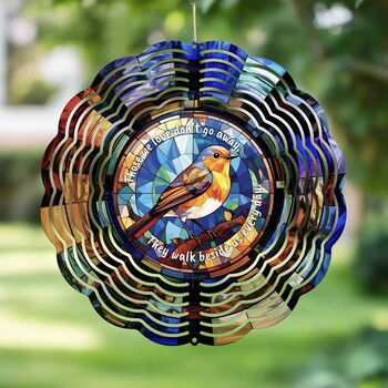 Memorial Robin Wind Spinner, 4 of 9