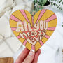 All You Need Is Love Hanging Retro Heart, thumbnail 6 of 9