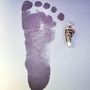 Personalised Silver Footprint Charm, thumbnail 4 of 8