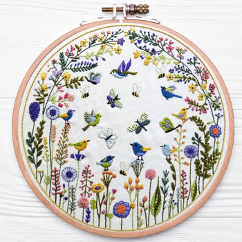 Pollinator Party Hand Embroidery Kit, 8 of 12