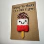 Personalised Fab Lolly Crochet Birthday Card Handmade, thumbnail 10 of 10
