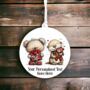Personalised Whimsical Valentine Anniversary Love Animals Hanging Decoration, thumbnail 5 of 12
