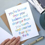 'Braver Than You Believe' Birthday Card For A Friend, thumbnail 1 of 4