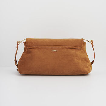 Tan Floral Embroidered Shoulder Bag, 7 of 11