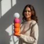 Playful Pop Art Stacked Ball Table Lamp, thumbnail 1 of 12