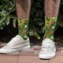 Personalised Golf Course Face Photo Socks, thumbnail 1 of 4