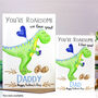 Personalised Dinosaur Father's Day Card, thumbnail 6 of 8
