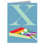 Mini X For Xylophone Card, thumbnail 2 of 4