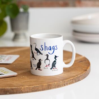 'Shags' Ceramic Bird Mug, 5 of 8